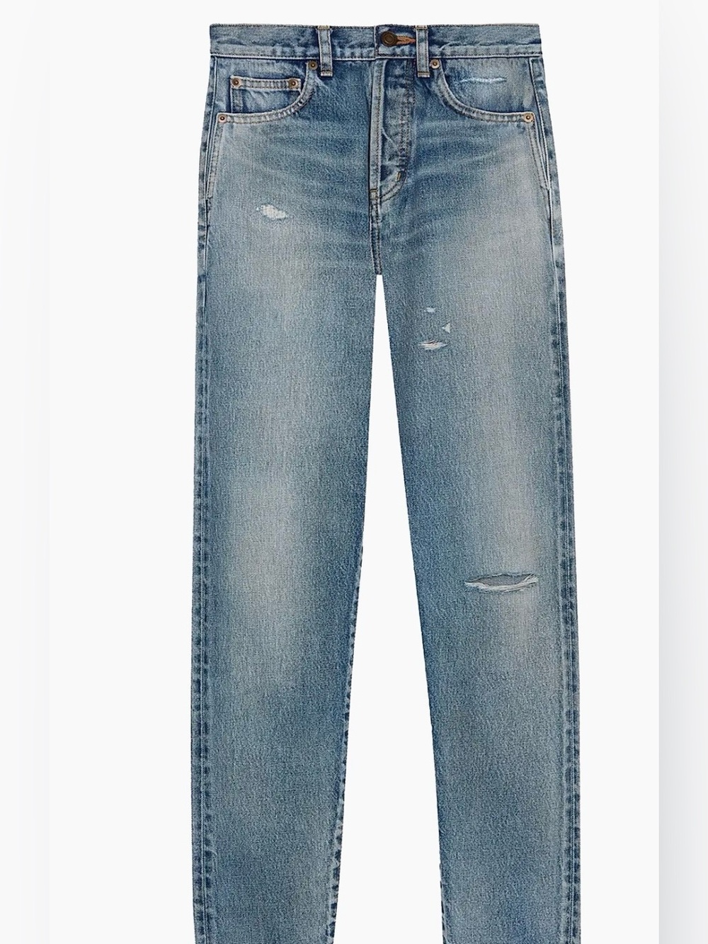 Saint Laurent Santa Monica Distressed Jeans